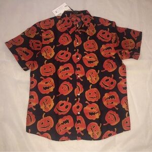 Men’s Collection Halloween Button Down shirt Sz Large